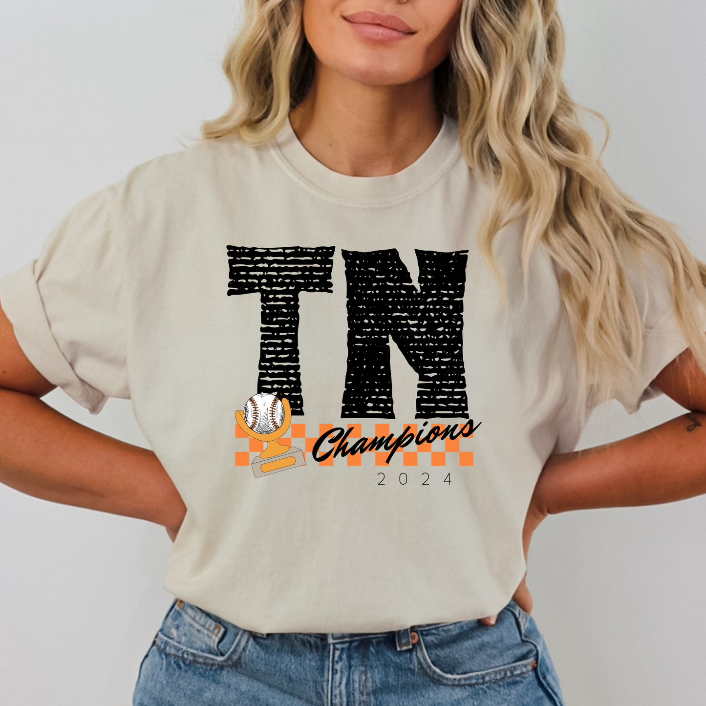 TN Champions 2024 Baseball Full Color DTF Transfer