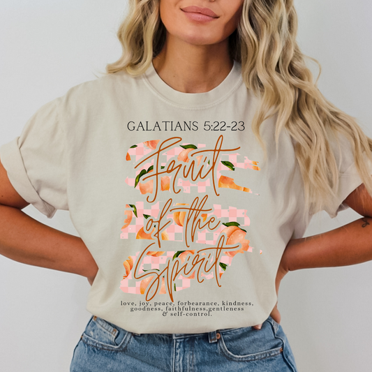 Fruit Of The Spirit Galatians 5:22-23 Full Color DTF Transfer