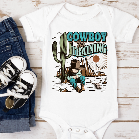 Cowboys In Training Full Color DTF Transfer