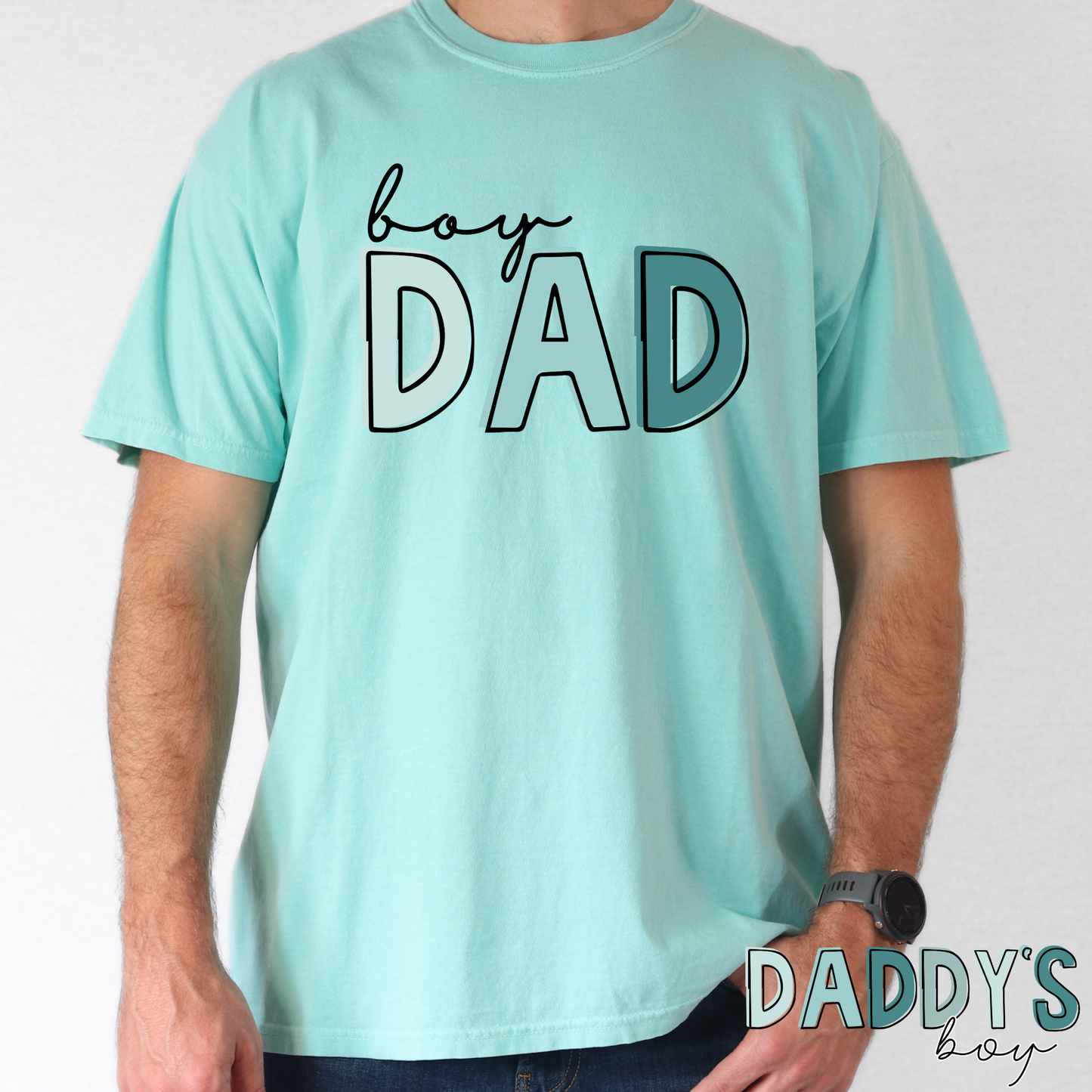 Boy Dad (Daddy's Boy Option) Full Color DTF Transfer