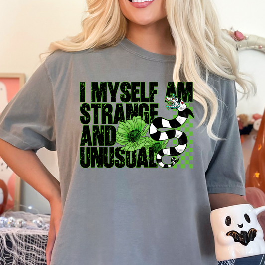 I Myself Am Strange and Unusual Full Color DTF Transfer