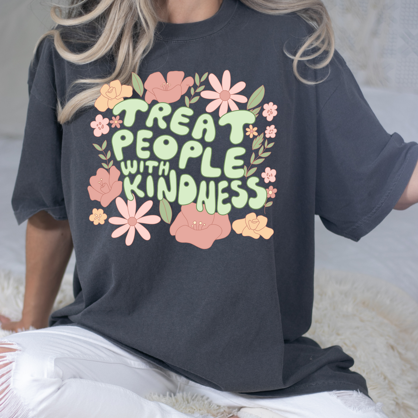 Treat People With Kindness Full Color DTF Transfer