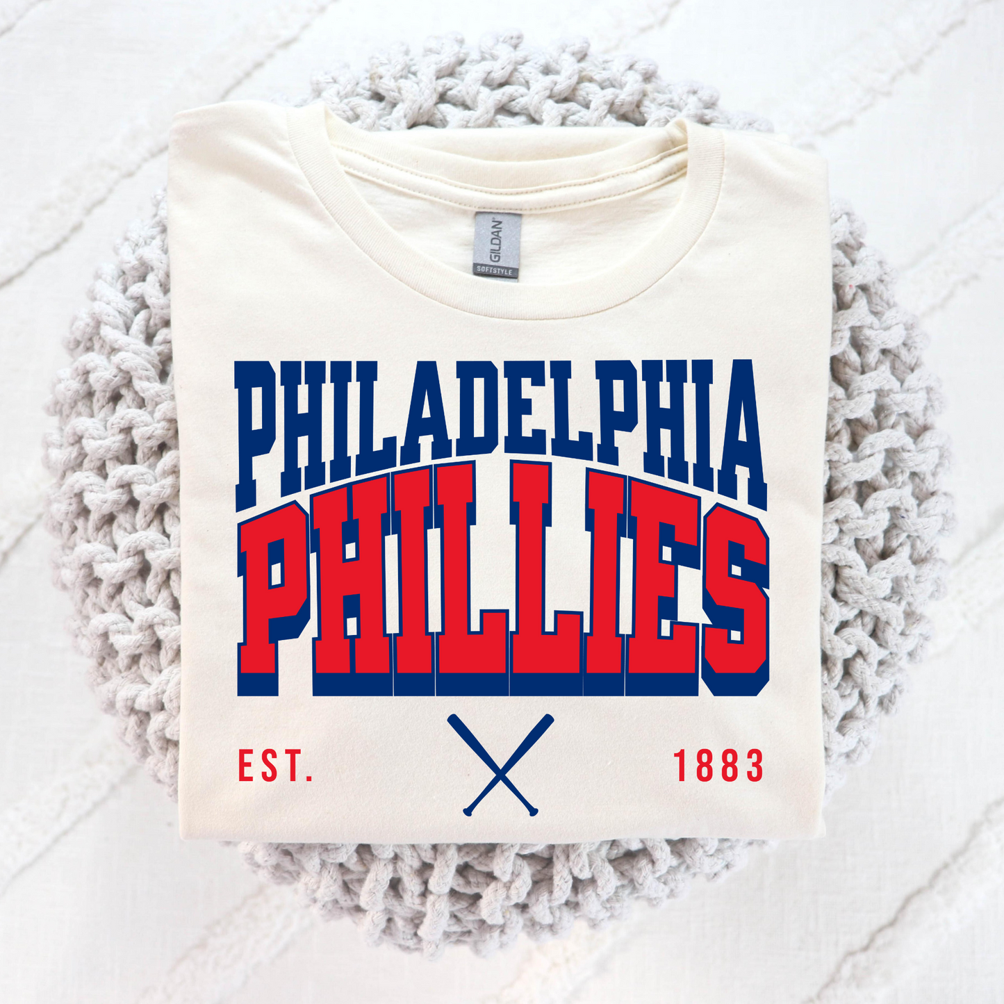 Philadelphia Philles Baseball Est 1883 Full Color DTF Transfer