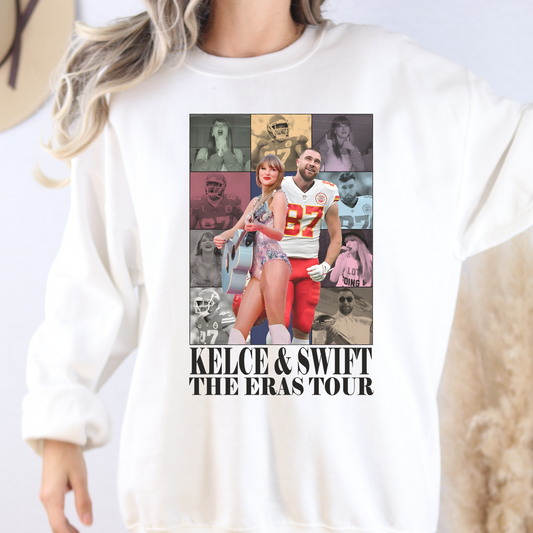 Kelce and Swift The Eras Tour (Chiefs) Full Color DTF Transfer