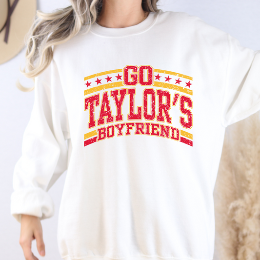 Go Taylors Boyfriend (Chiefs) Full Color DTF Transfer