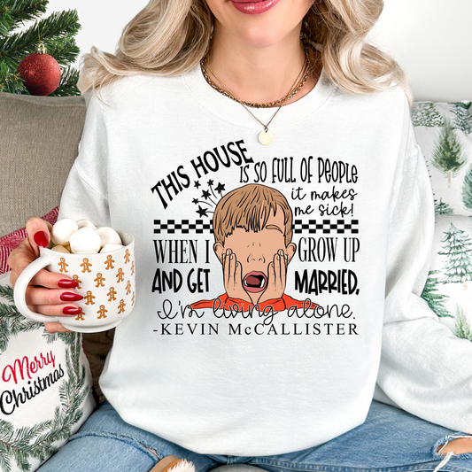 Home Alone Quote Full Color DTF Transfer