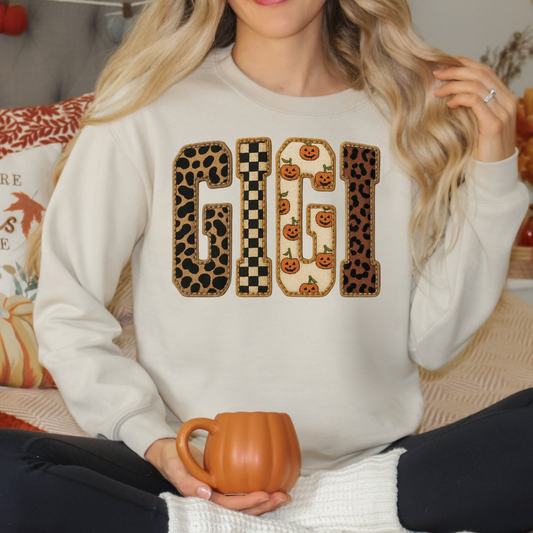 Gigi Fall/Halloween Full Color DTF Transfer