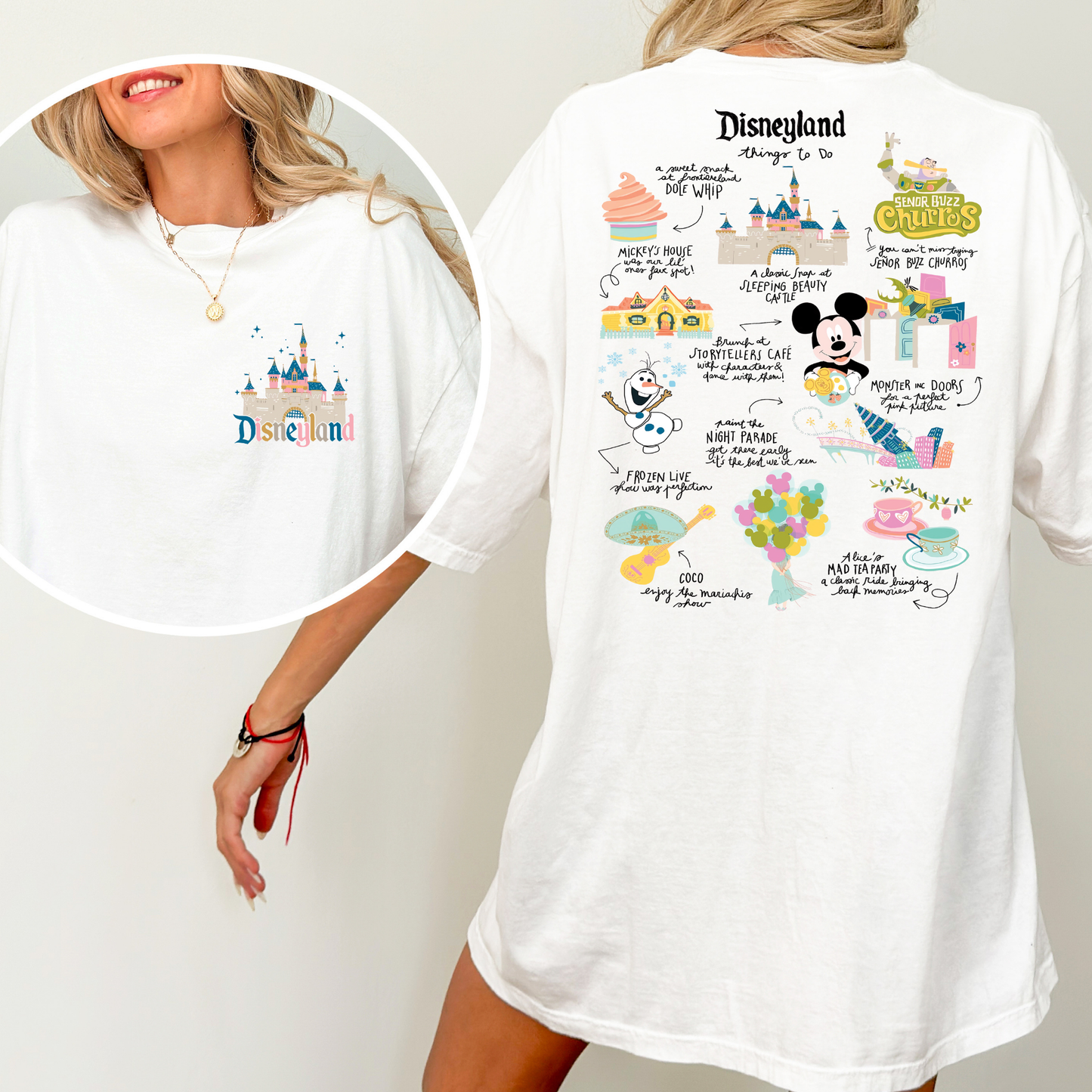 Disneyland Collage Full Color DTF Transfer