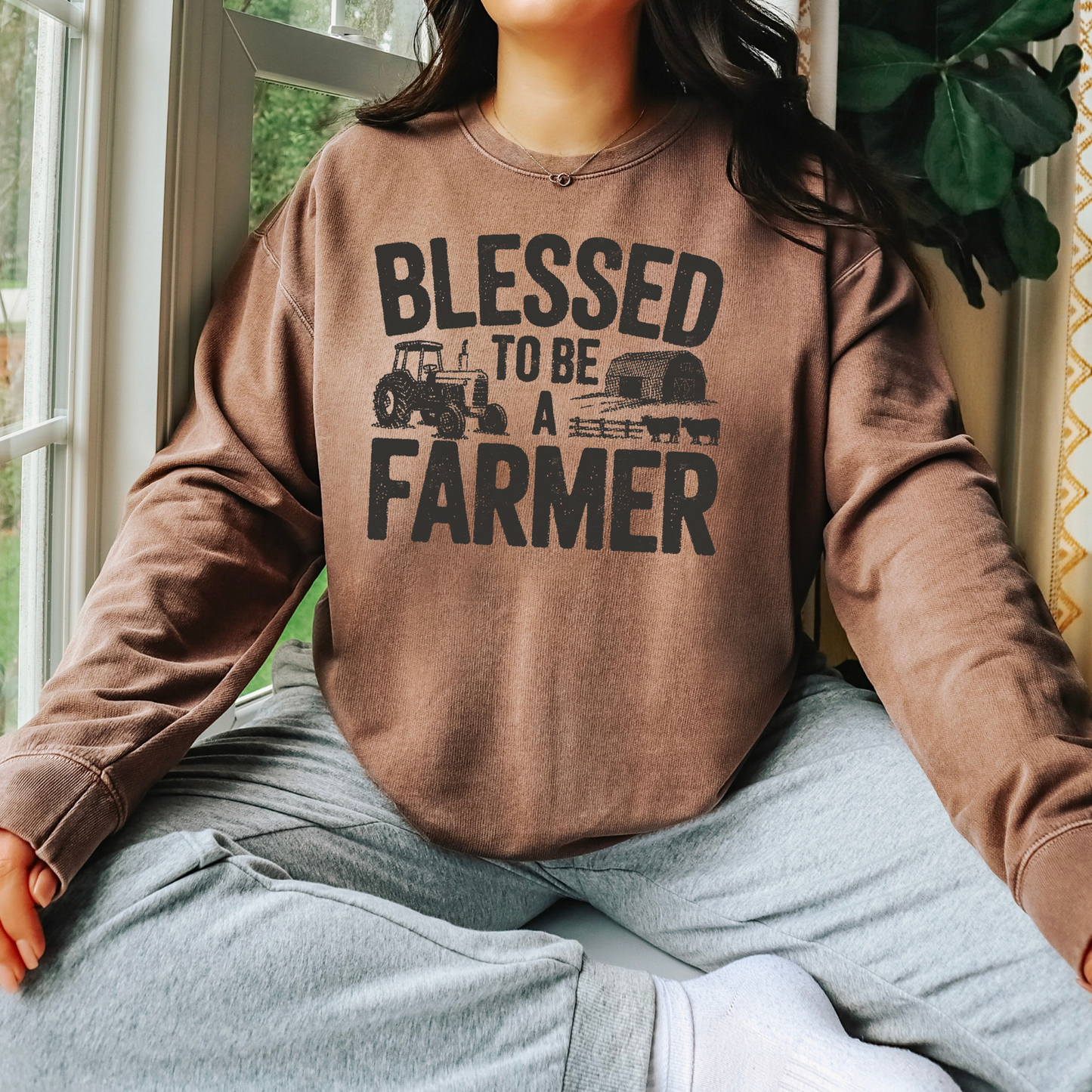 Blessed To Be a Farmer Full Color DTF Transfer