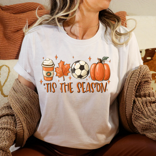 Tis The Season Soccer Full Color DTF Transfer