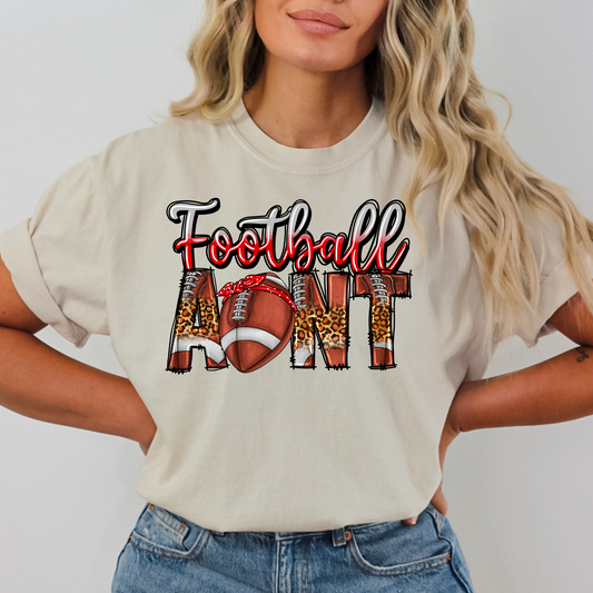 Football Aunt Full Color DTF Transfer