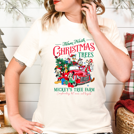 Farm Fresh Christmas Trees Full Color DTF Transfers