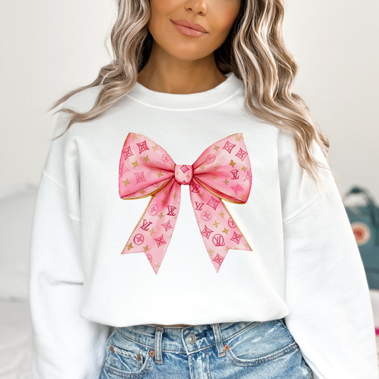 LV Bow Full Color DTF Transfer