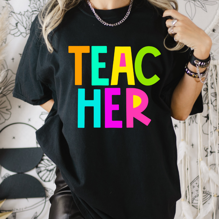 Teacher Alpha Full Color DTF Transfer – TBS Transfers