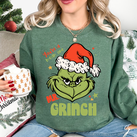 You're a Mean One... Full Color DTF Transfer