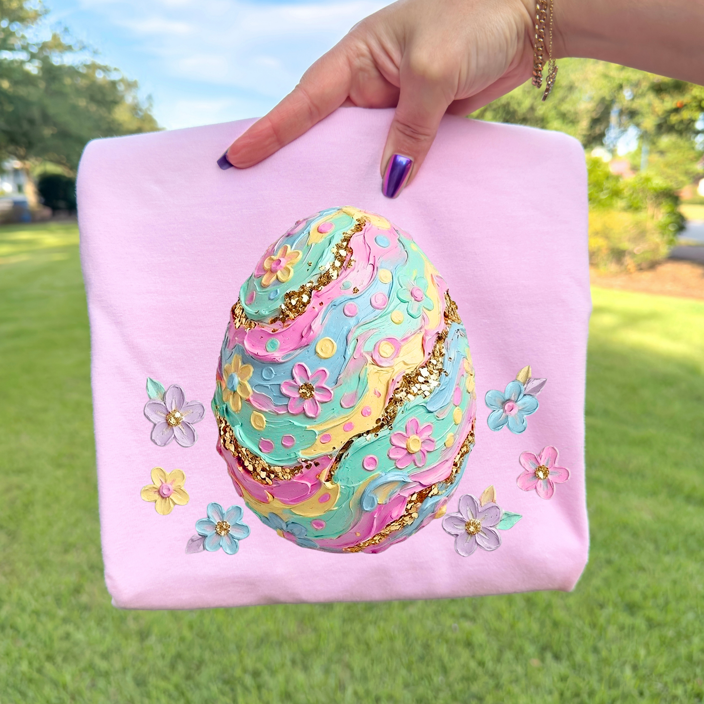 Paint Egg Full Color DTF Transfer