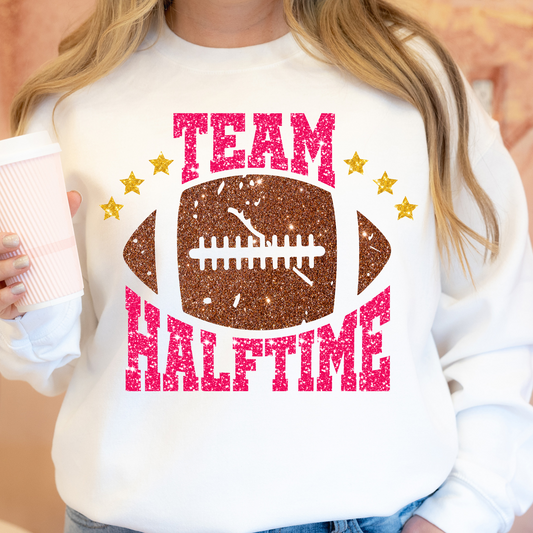 Team Halftime (Faux Glitter) Full Color DTF Transfer