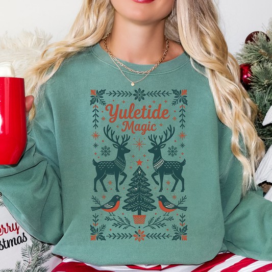 Yuletide Magic Full Color DTF Transfer