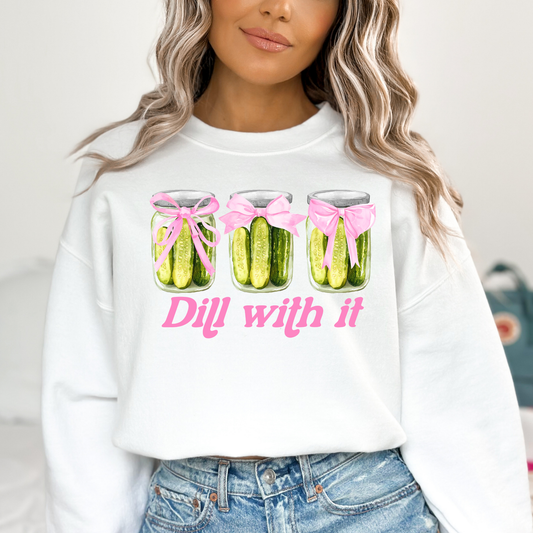 Dill With It (Pickles) Full Color DTF Transfer