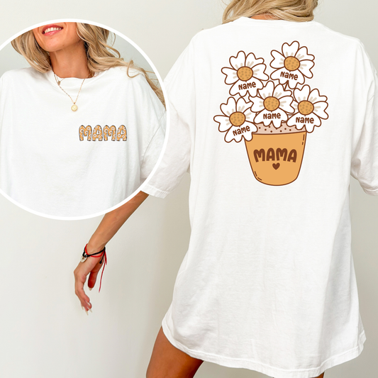 Potted (Up to 5 Names) Mama Pot Full Color DTF Transfer