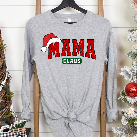 Mama Claus (Leopard w/Santa Hat) Full Color DTF Transfer