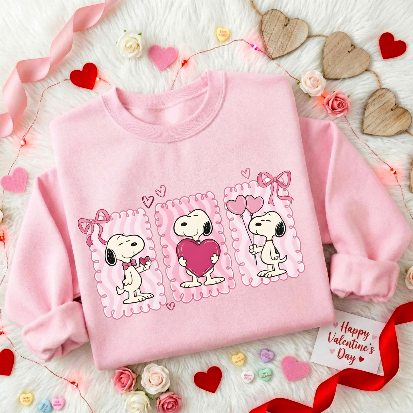 Snoopy Valentine Full Color DTF Transfer