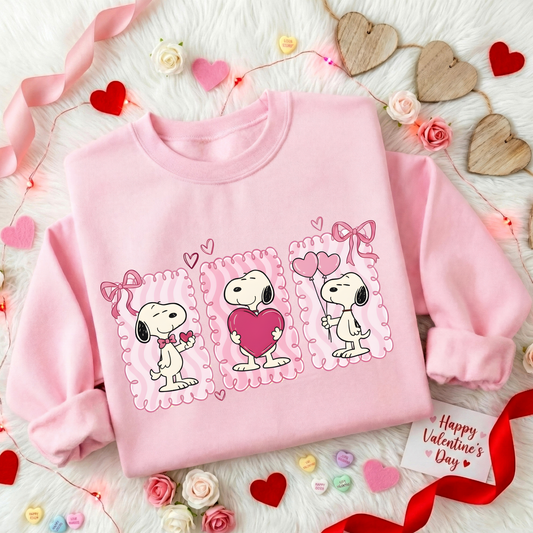 Snoopy Valentine Full Color DTF Transfer