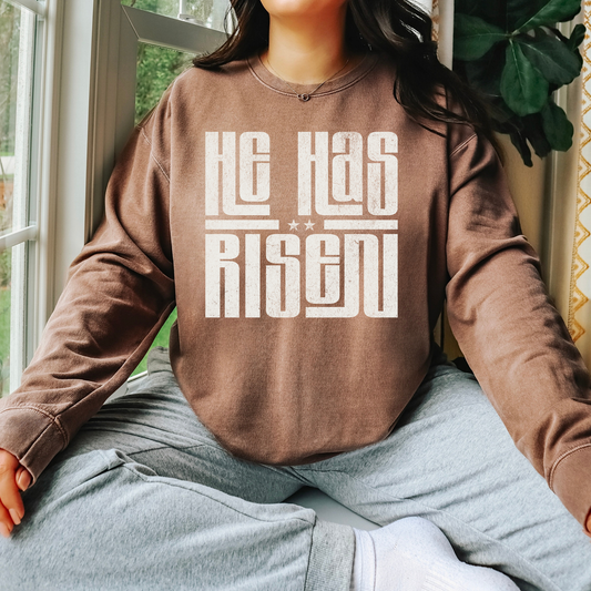 He Is Risen Full Color DTF Transfer