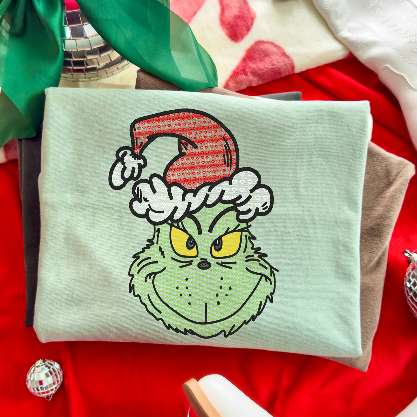 Sketch Grinch Full Color DTF Transfer