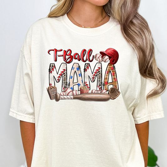 Tball Mama Full Color DTF Transfer