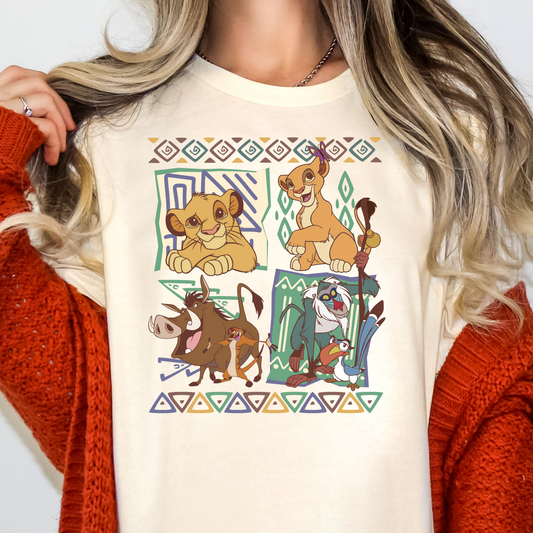 Animal Portraits (Lion King) Full Color DTF Transfer