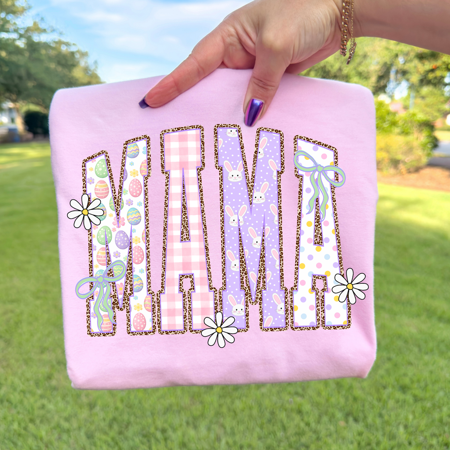 Easter Mama Full Color DTF Transfer