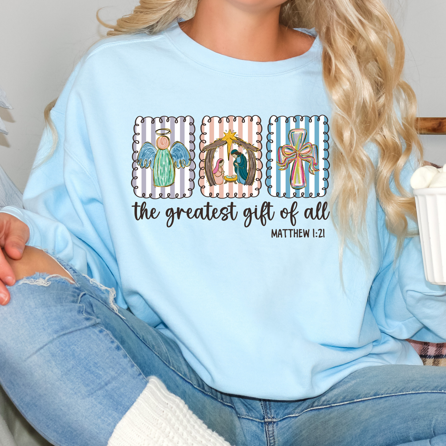 The Greatest Gift of All Full Color DTF Transfer