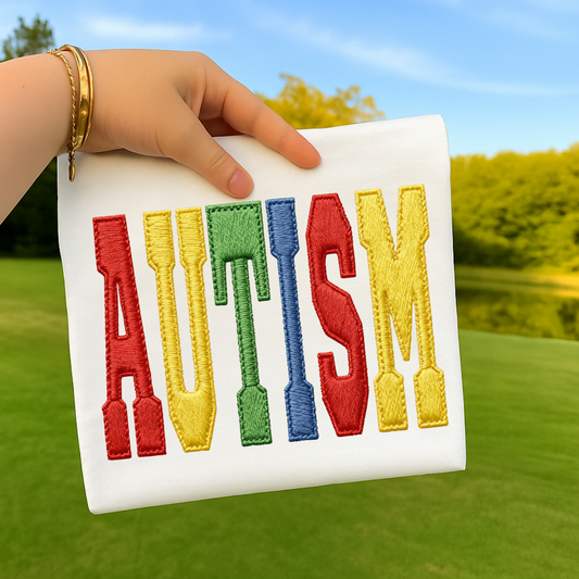 Autism Full Color DTF Transfer