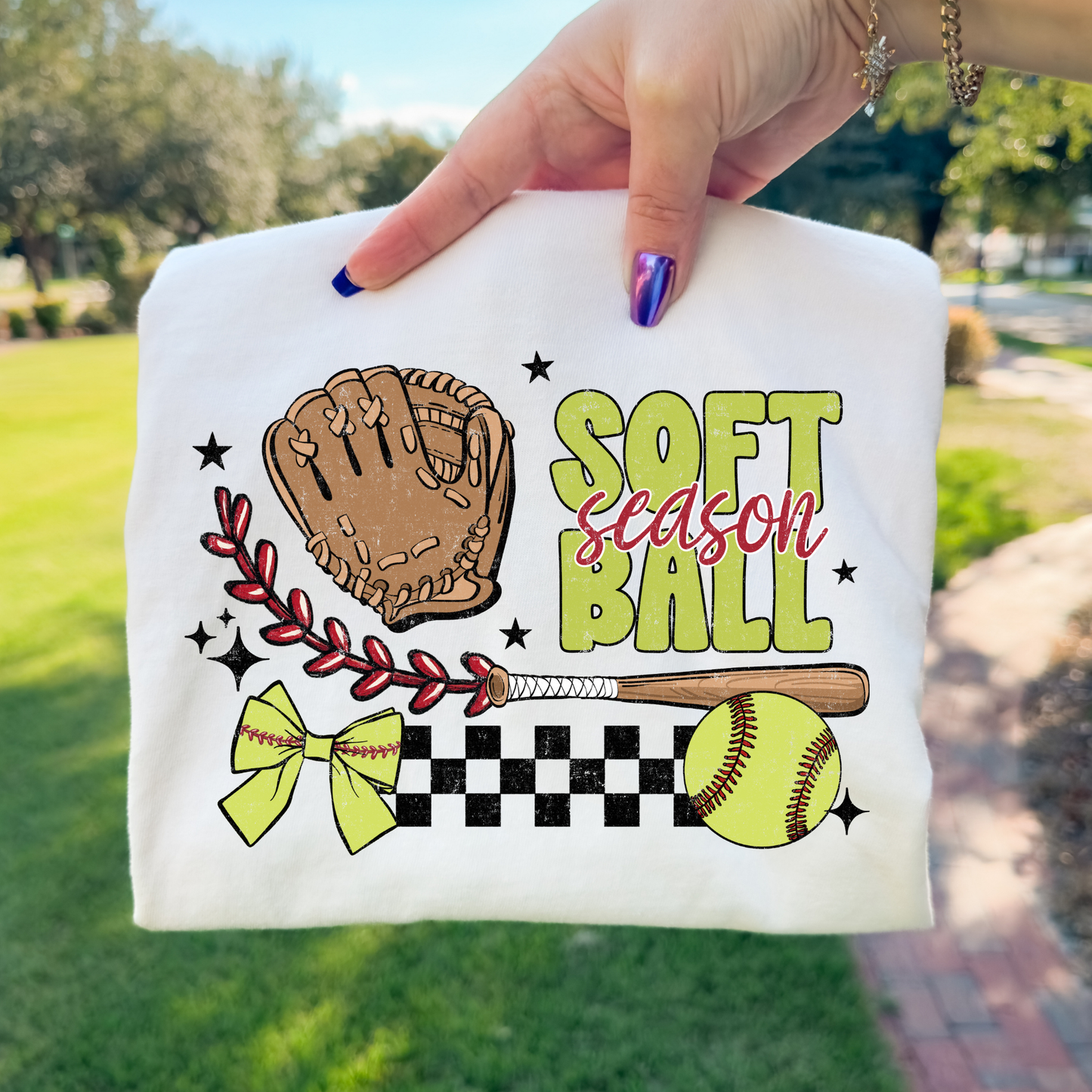 Softball Season Full Color DTF Transfer