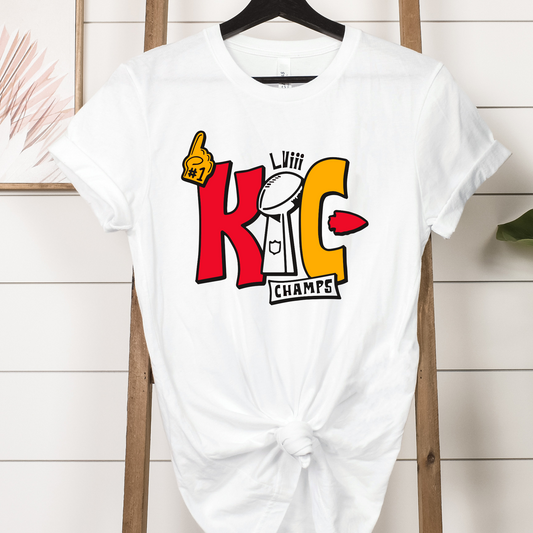 KC Champs (Trophy) LVIII Full Color DTF Transfer