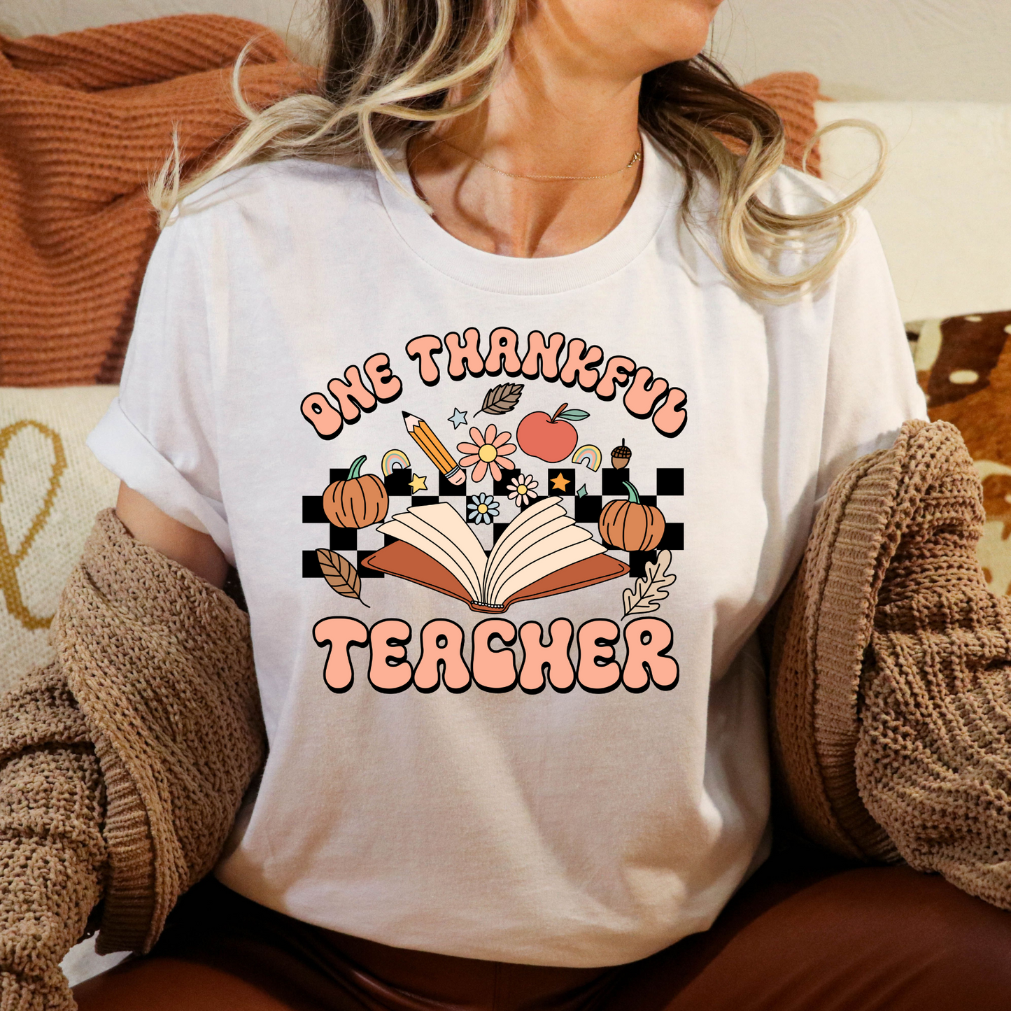 One Thankful Teacher Full Color DTF Transfer