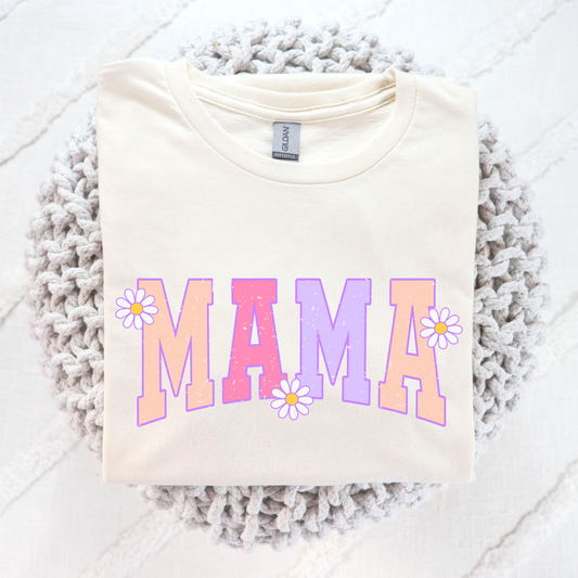 Mama w/Flowers  Full Color DTF Transfer