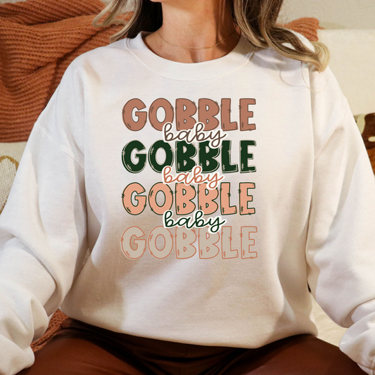 Gobble Baby (Repeat) Full Color DTF Transfer