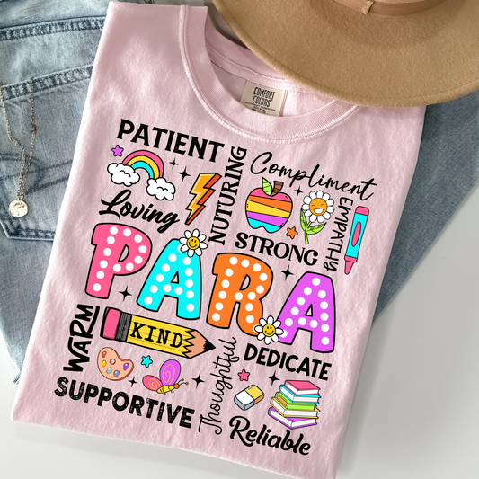 Para Collage Full Color DTF Transfer