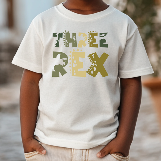 Three Rex Full Color DTF Transfer