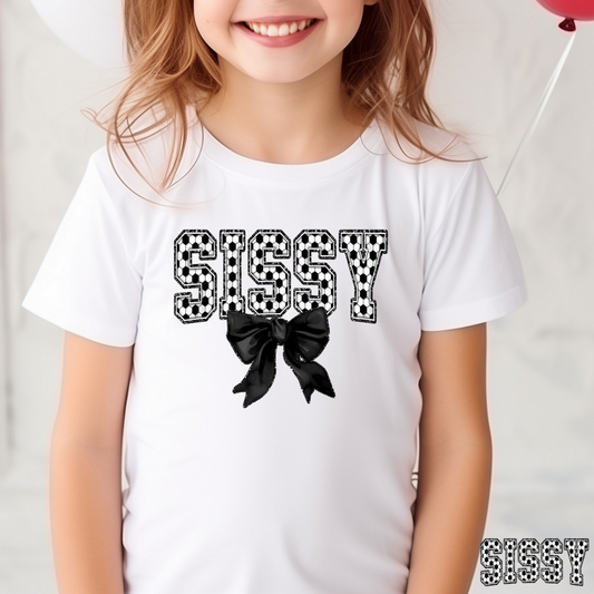 Sissy With Bow Full Color DTF Transfer