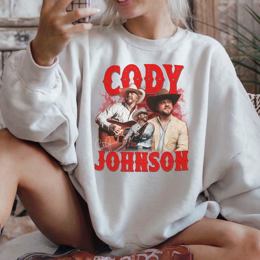 Cody Johnson Full Color DTF Transfer