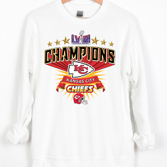 Champions KC LVIII List Full Color DTF Transfer