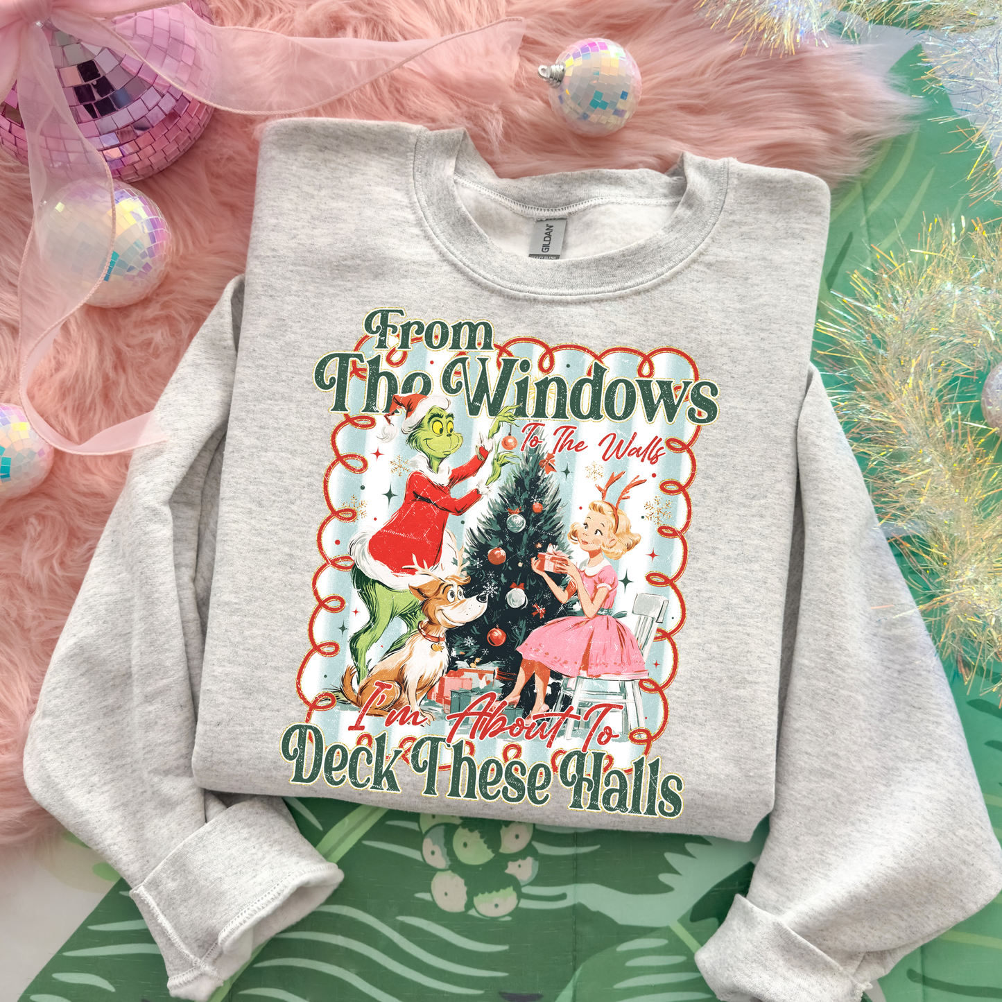 From The Windows To The Walls (Grinch) Full Color DTF Transfer