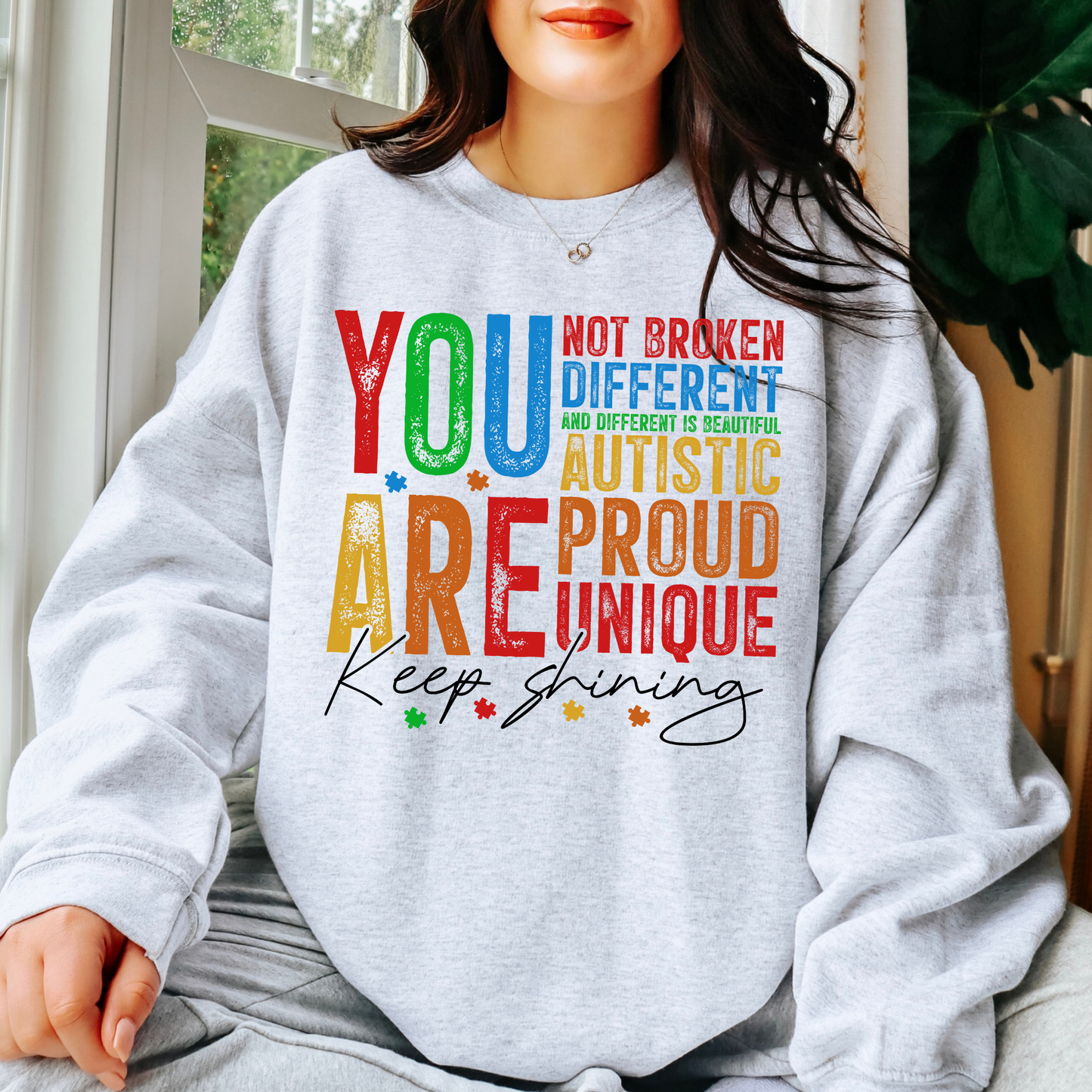 You Are Not... Keep Shining (Autism) Full Color DTF Transfer