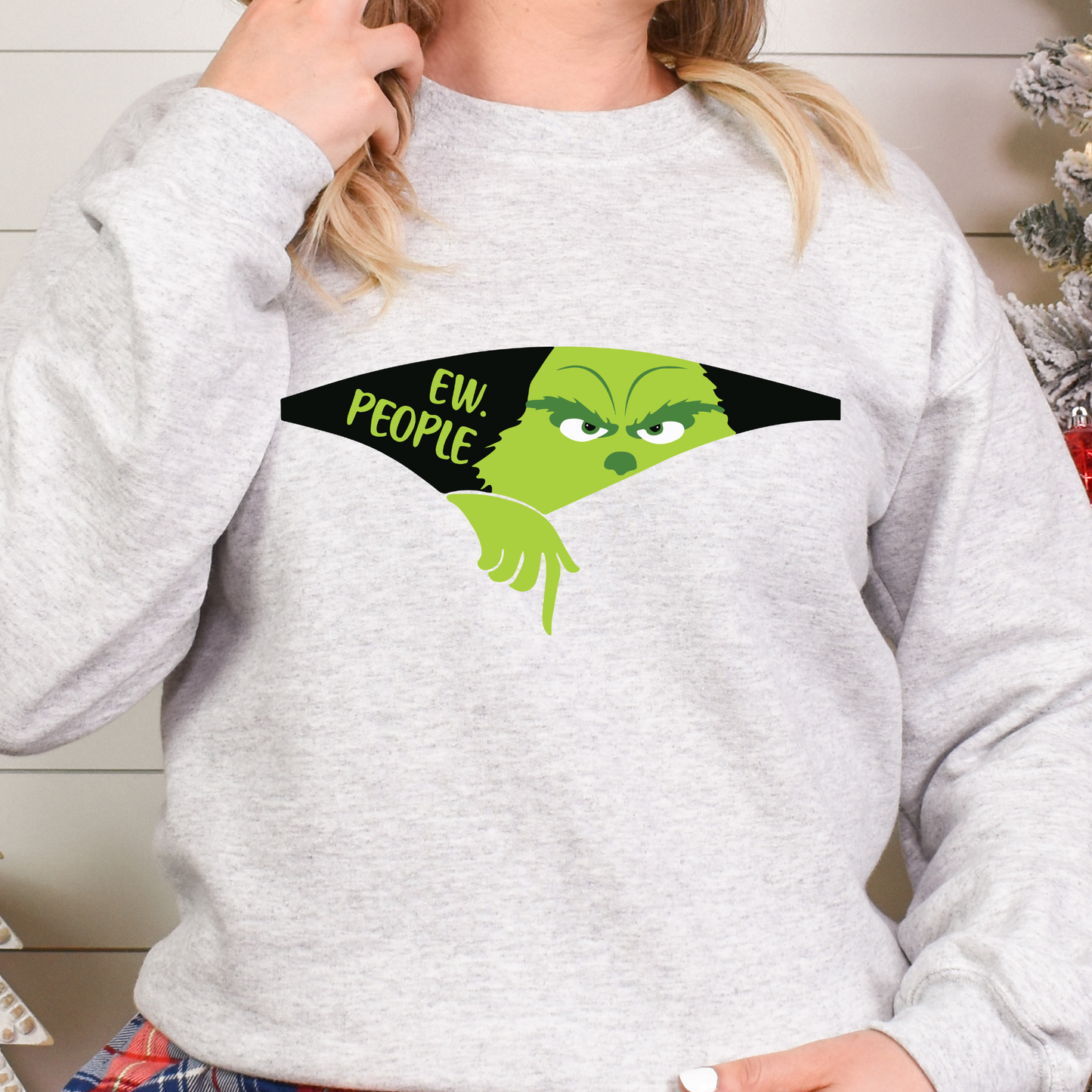 Ew People Grinch Full Color DTF Transfer