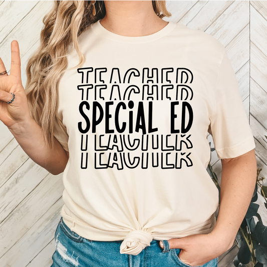 Special Ed Teacher Full Color DTF Transfer