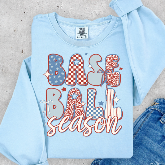 Baseball Season Full Color DTF Transfer