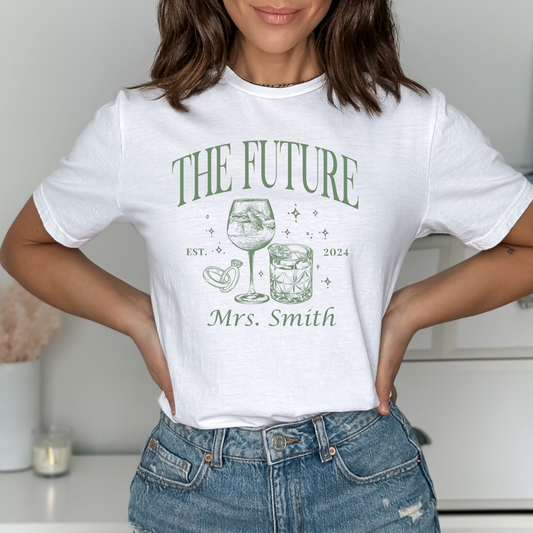 Personalized The Future Mrs. Est 2024 Full Color DTF Transfer